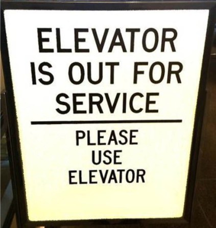 Bizarre_sign_-_elevator_is_out_of_service